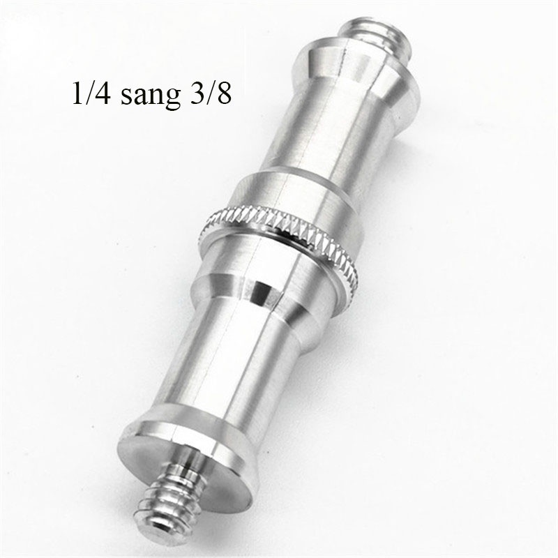Đầu nối chân đèn ren chuyển đổi 1/4 - 3/8 inch