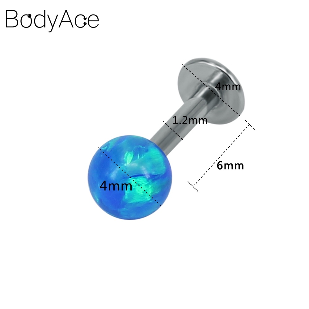 Khuyên Tai / Môi Bằng Thép Không Gỉ 3 Màu Thời Trang Unisex