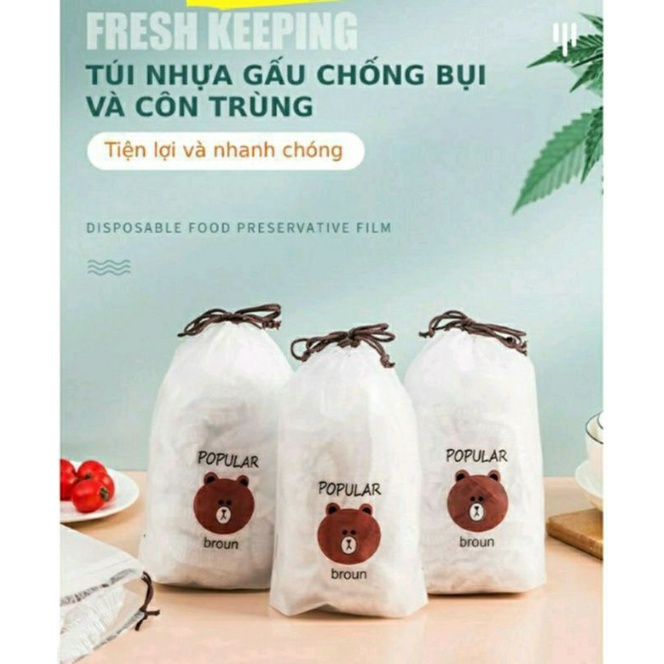 #Giá hủy diệt#  Màng bọc - túi bọc thực phẩm, bọc đồ tái sử dụng có chun co giãn - an toàn cho sức khỏe