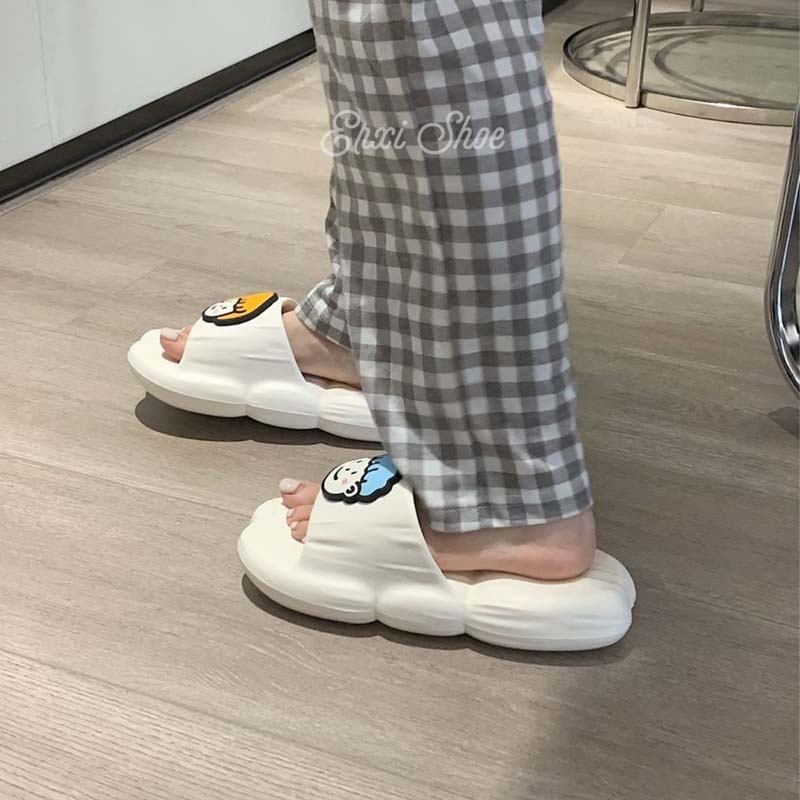 Dép Đi Trong Nhà Đế Mềm Họa Tiết Hoạt Hình Thời Trang Mùa Hè Cho Nữ