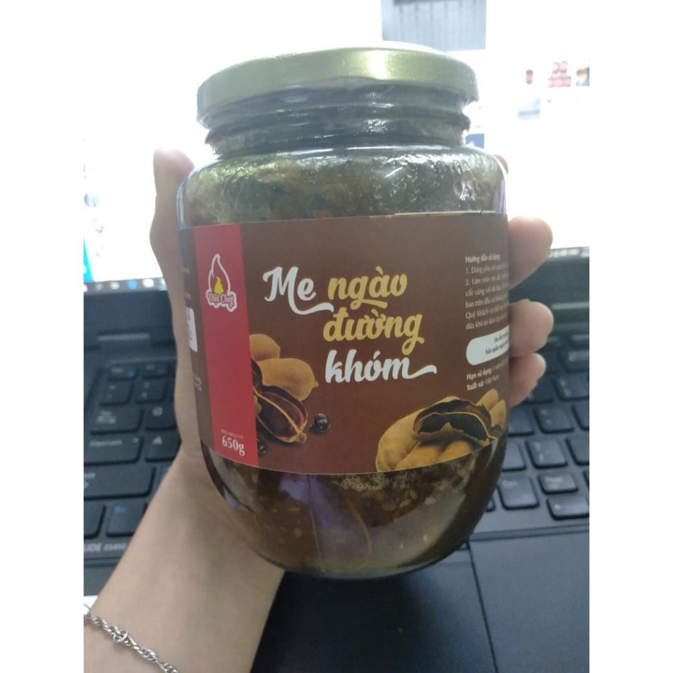 Me Ngào Đường Khóm Hũ 650g Pha Chế Đồ Uống Giải Khát Mùa Hè