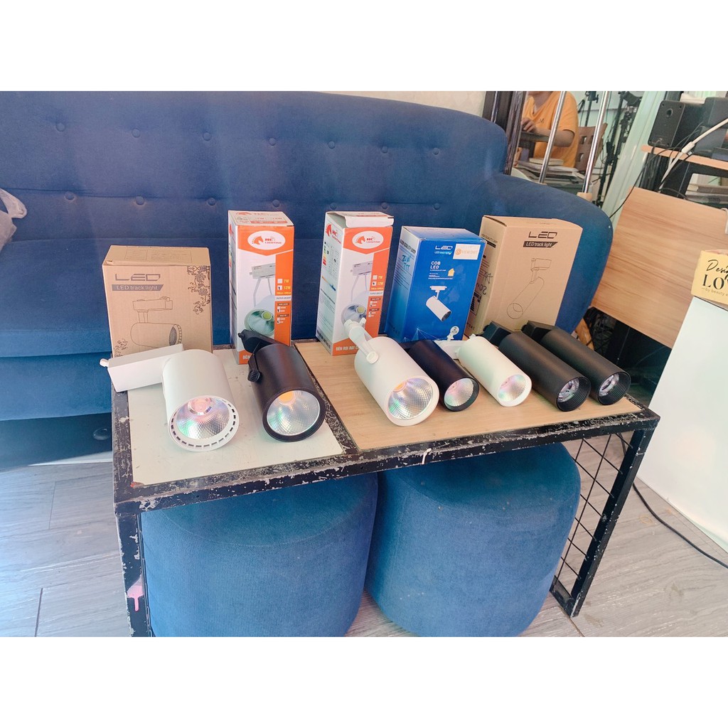 Đèn rọi ray COB siêu sáng  12W, 20W cho shop