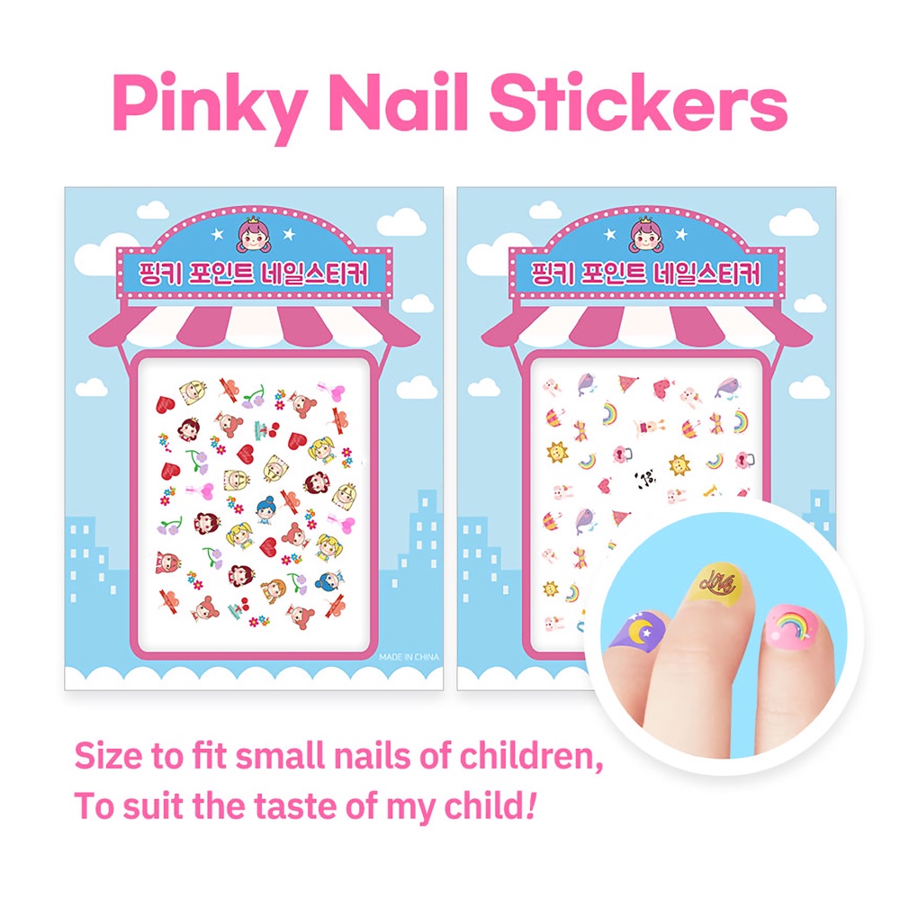 I'm Pinky Bộ quà tặng mỹ phẩm dành cho sơn móng tay cho bé son môi trẻ em son dưỡng môi
