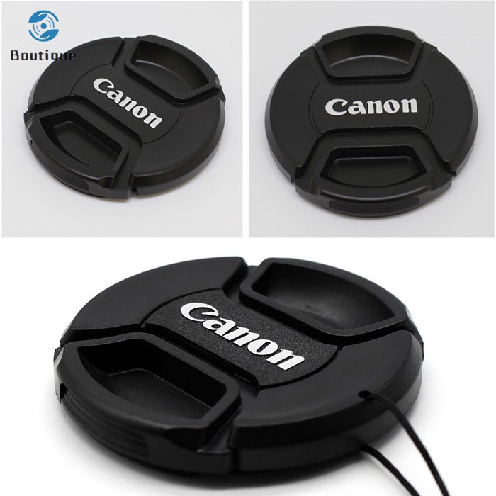 ✿♥▷ Camera Lens Cap With Anti-lost Rope Protection Cover for Cancon 49mm/52mm/55mm/58mm