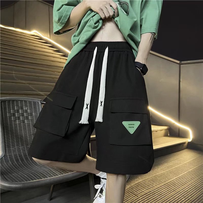 Quần Short Nam Thể Thao Màu Trơn Thêu Họa Tiết Thời Trang Cho bigsize fashion quần đùi nam unisex quần thun ngắn simple quần ngắn nữ