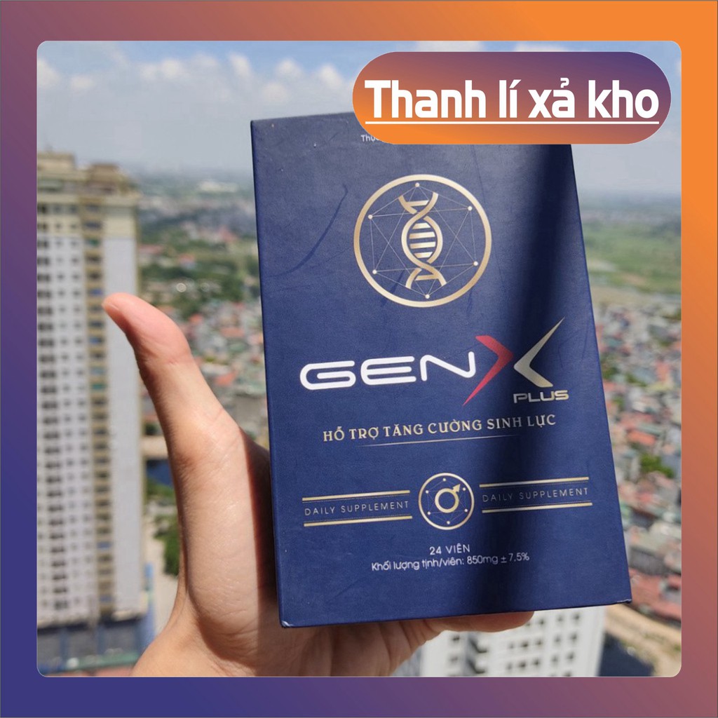 SĂN SALE NÀO MỌI  NGƯỜI  Gen X Plus hộp 24 viên chính hãng giá tốt - Tăng cường sinh lý nam SĂN SALE NÀO MỌI  NGƯỜI