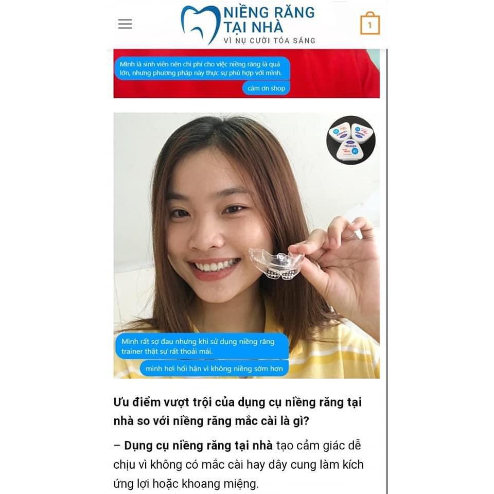 Dụng Cụ Niềng Răng Tại Nhà - Niềng răng trong suốt ( 3 giai đoạn ) l Cho người lớn và trẻ em l FREE SHIPl