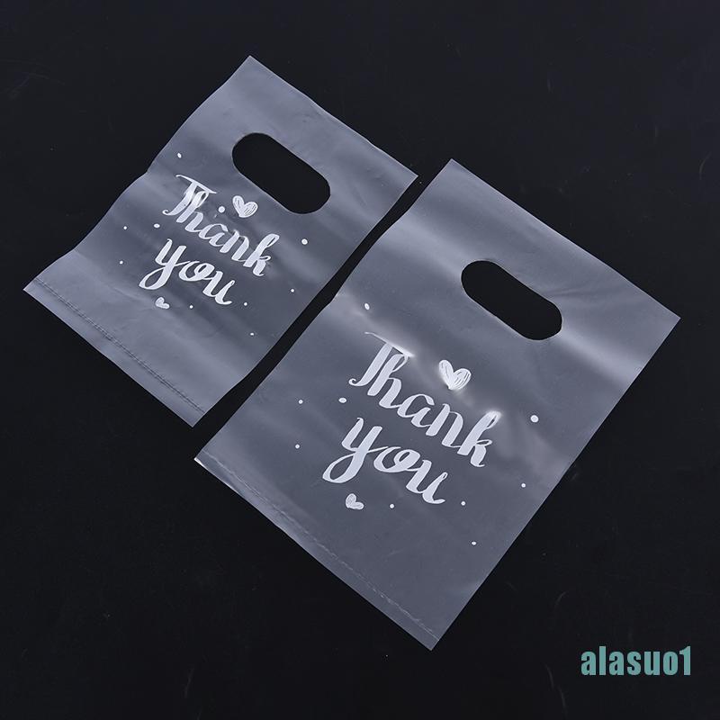 Set 100 Túi Nhựa Mini In Chữ Thank You