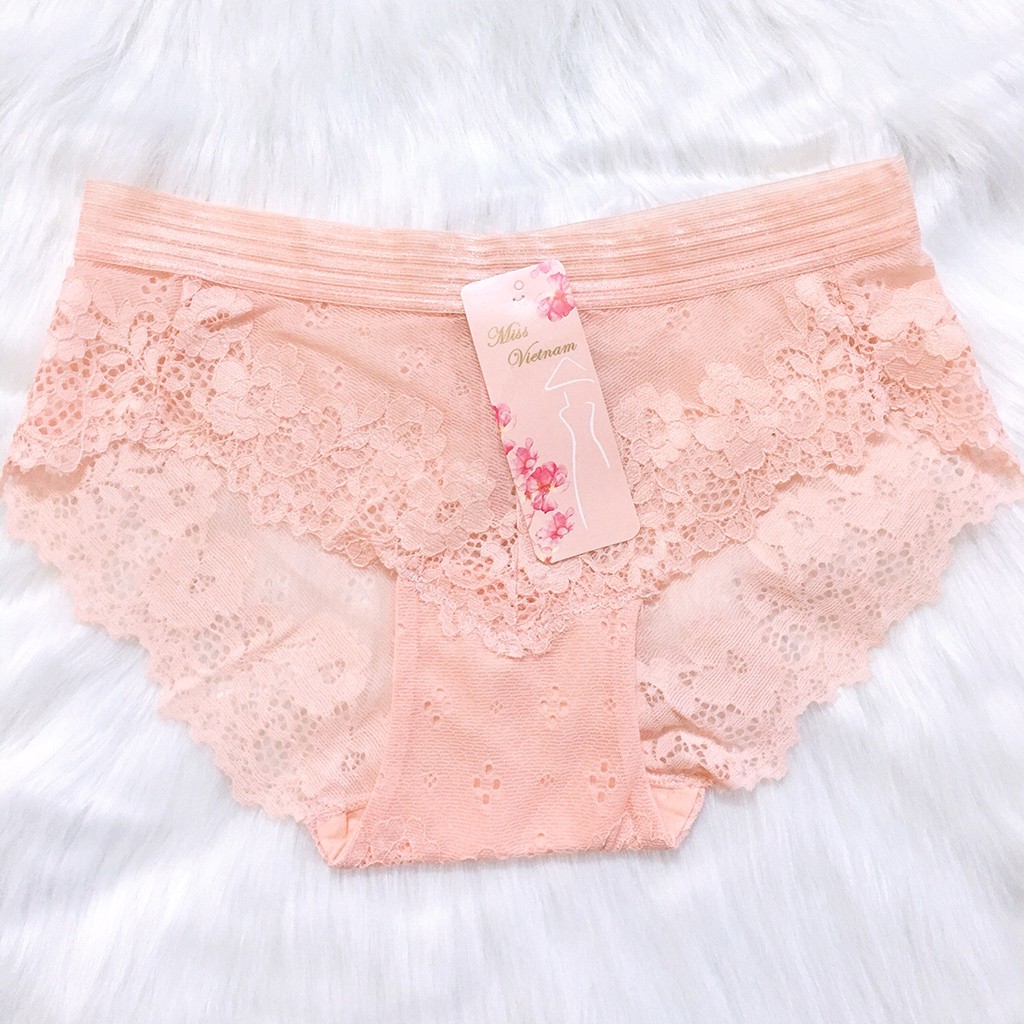 Quần Lót Ren Nữ Sexy Quần Chíp Nữ Đồ Lót Gợi Cảm Chất Liệu Ren Cao Cấp Minxu Shop (Mã 8517)