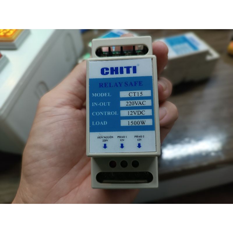 Relay an toàn cho phao điện - Rơ le an toàn cho phao điện máy bơm Chiti