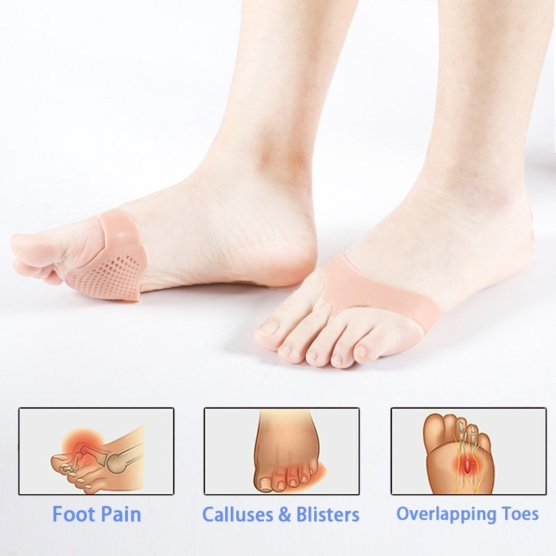 1 Cặp Đệm Silicone Lót Giày Cao Gót Thoáng Khí Chăm Sóc Sức Khỏe
