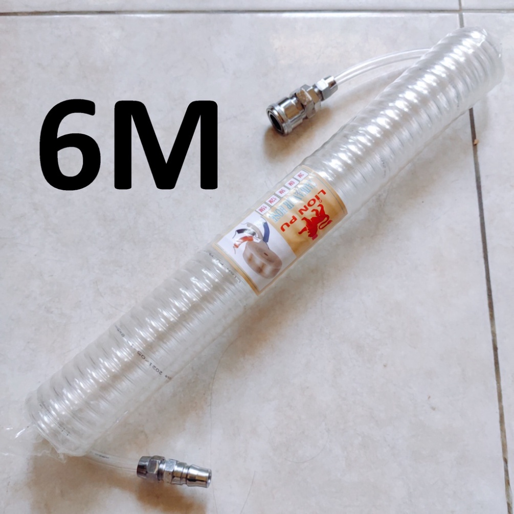 Xì khô BOTER 2 đầu đồng + dây hơi 6m, súng xịt hơi thổi bui dùng khí nén