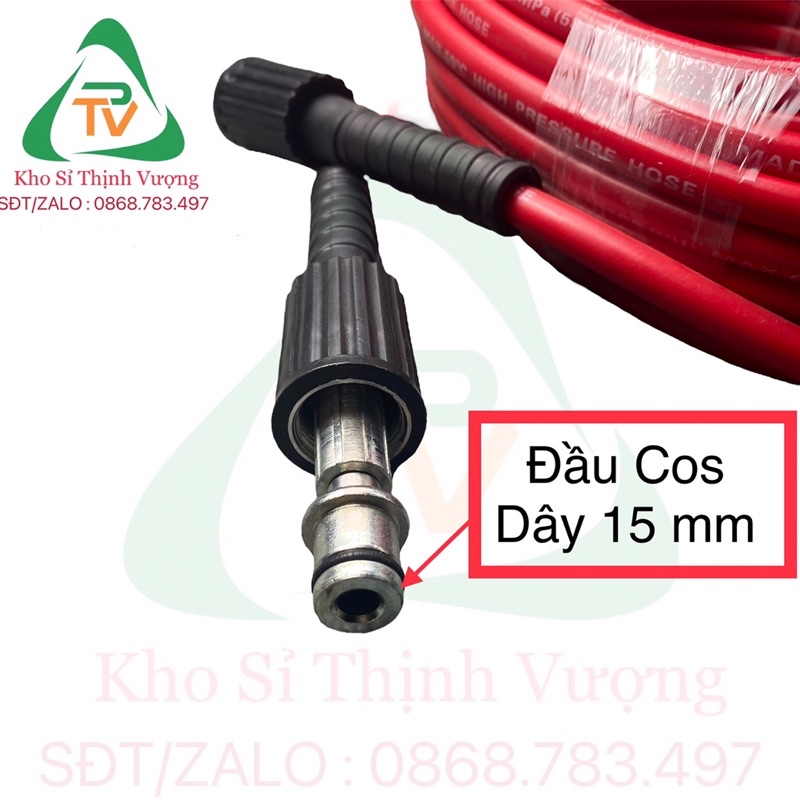 Ống Dây Xịt Rửa Xe Áp Lực Cao 3 Lớp Lõi 10M-15M- 20M-30M