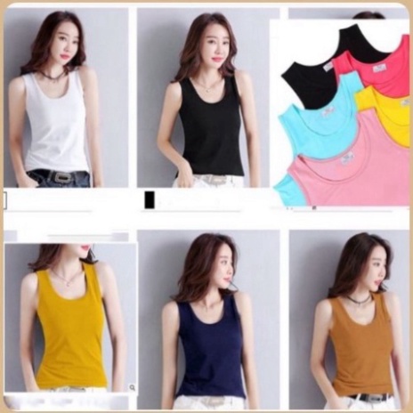 Áo thun3 lỗ nữ,  Áo Sát Nách Nữ Dáng Ôm , chất Cotton mịn mát , có độ co giãn tốt hợp với mọi lứa tuổi - kvindstore08