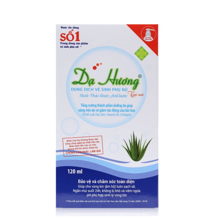 Dung dịch vệ sinh Dạ Hương Chai 120ml