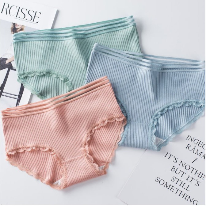 Hộp 5 quần lót cotton MU_IJ sợi tăm tre xuất Nhật đẹp trên từng milimet (phom 50-65kg) | BigBuy360 - bigbuy360.vn