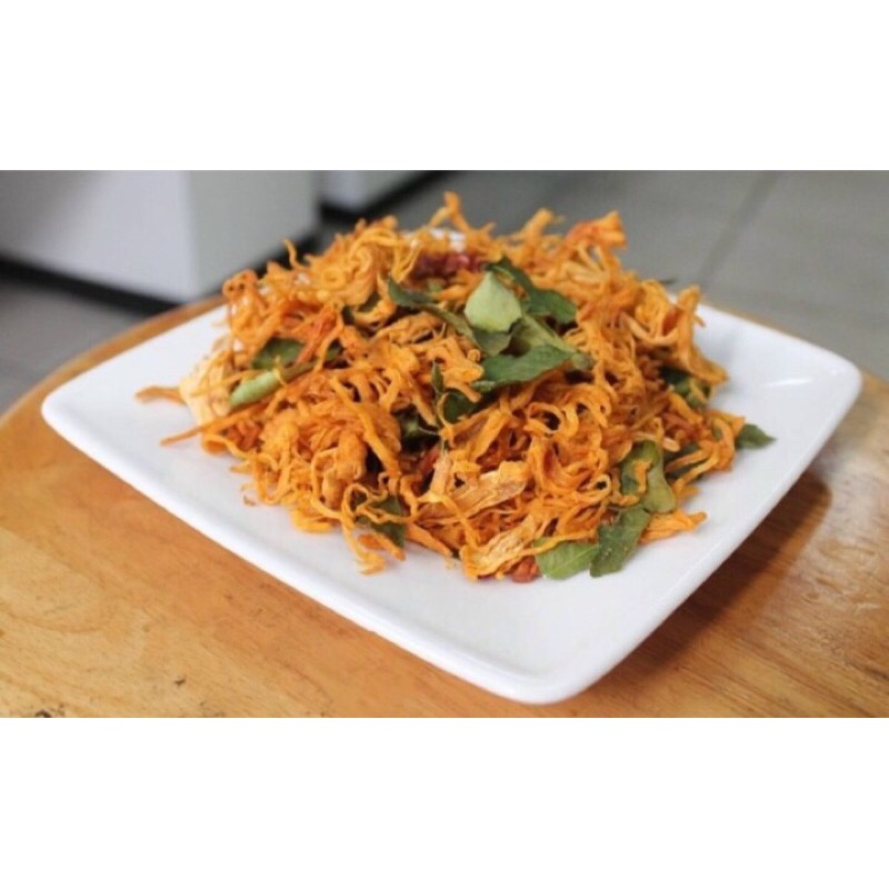 250G Khô gà lá chanh loại ngon không bột - Ăn là ghiền