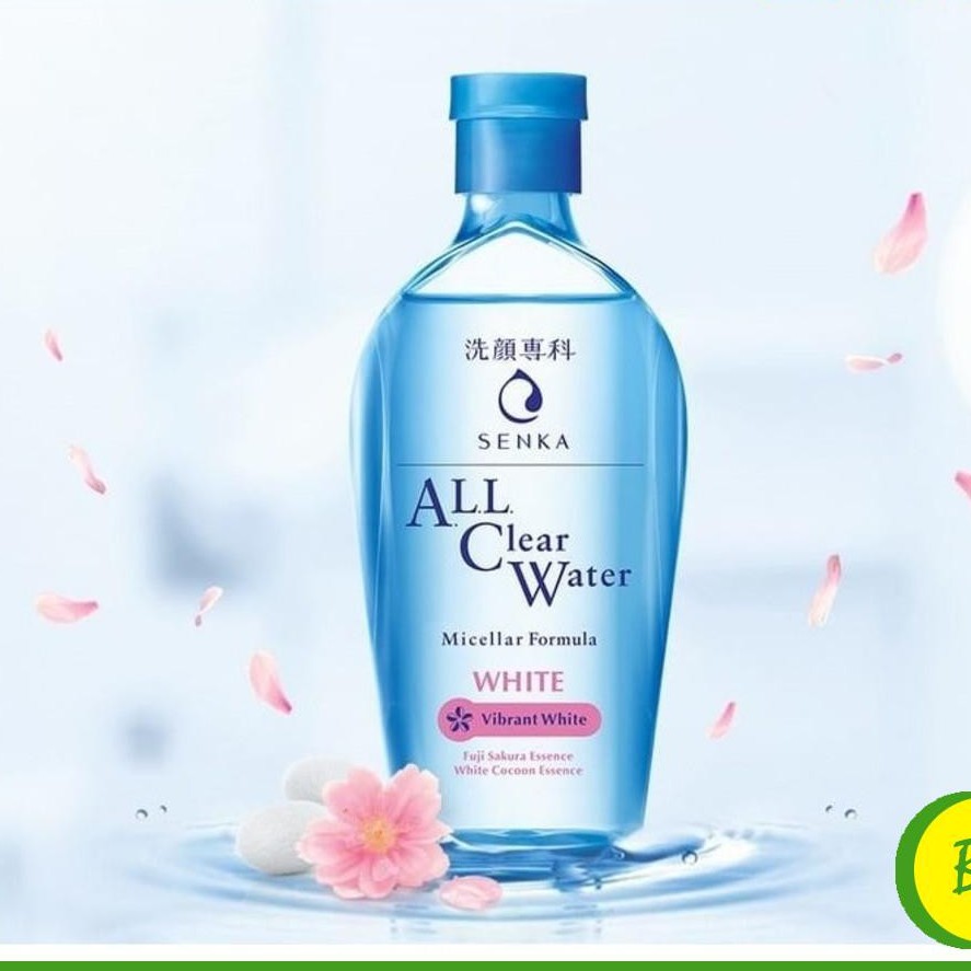 Nước tẩy trang SENKA A.L.L. CLEAR WATER Micellar Formula White 230ml  - buicosmetic