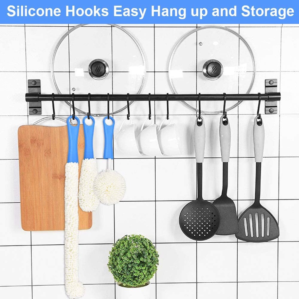 YIYU Set 3 cọ rửa bình nước mềm linh hoạt đa năng tiện dụng