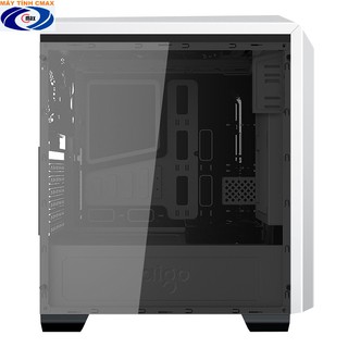 Vỏ case Aigo Starship II White (Tặng 03 FAN Led AIGO P9 RED)
