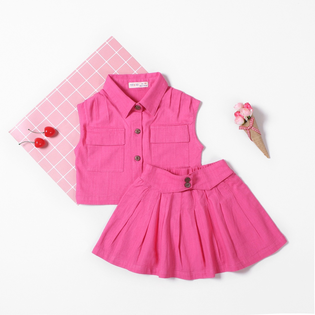 2209.1SET LINEN AO CB + CV DAI KIEU