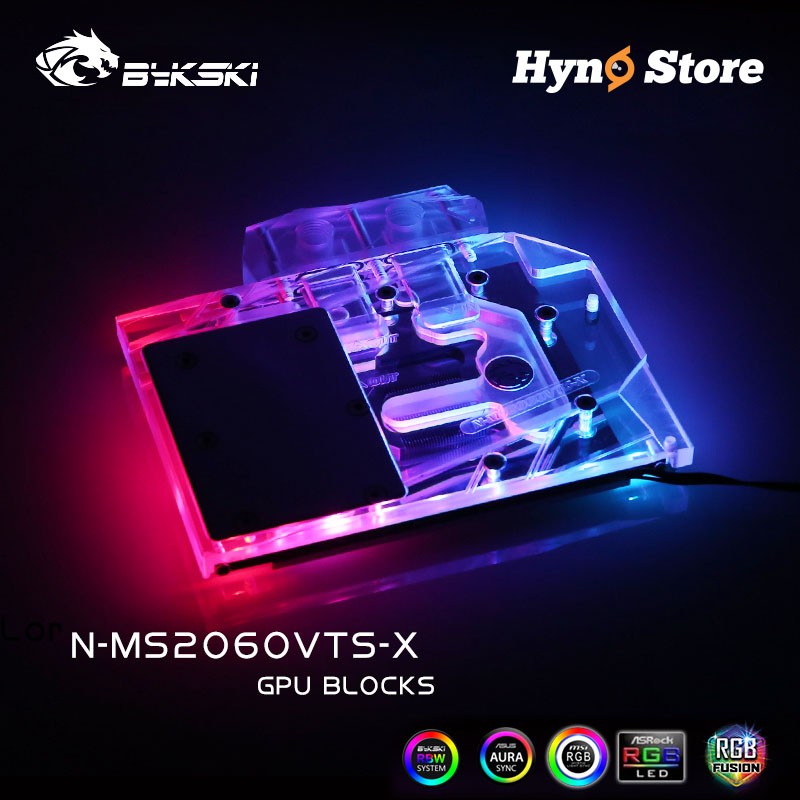 Block VGA Bykski N-MS2060VTS-X ARGB Tản nhiệt nước custom - Hyno Store