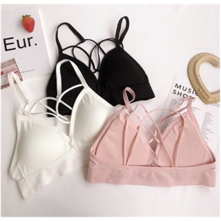 Bralettes đan dây chéo ngực k gọng freesize cao cấp