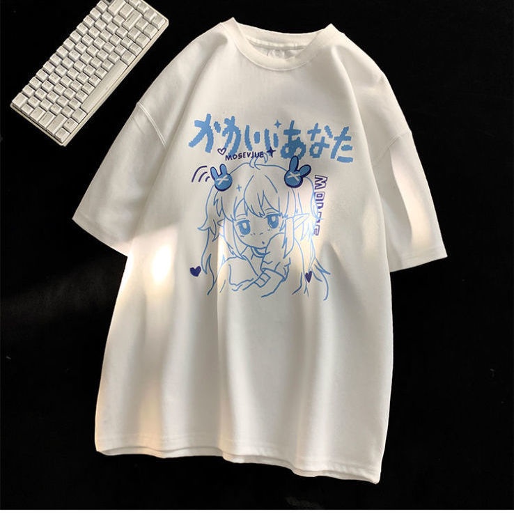 Áo Thun Tay Ngắn Dáng Rộng Phong Cách Hip Hop Thời Trang Mùa Hè Cho Nam Và Nữ