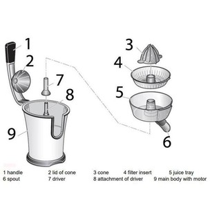 Máy vắt nước cam CASO CP330 Pro