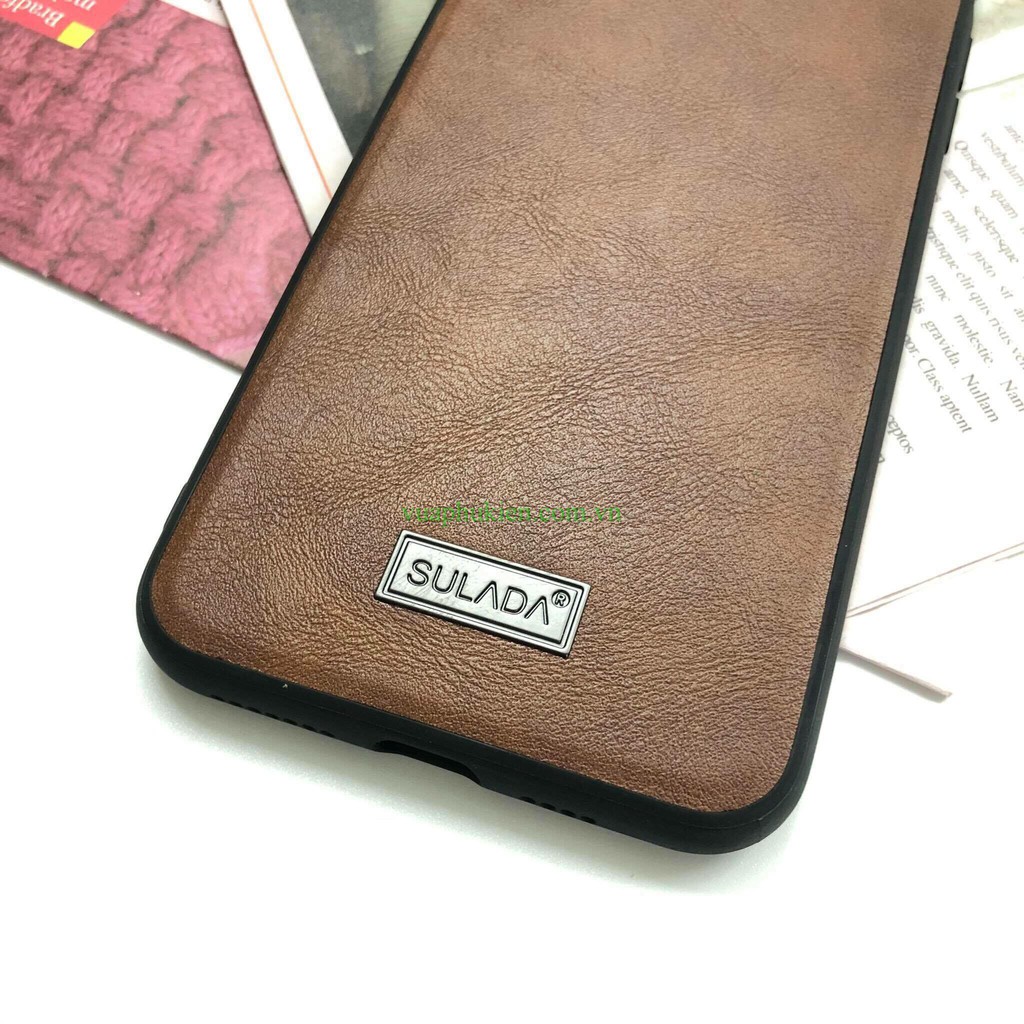 Ốp lưng SULADA da cho iPhone 12/12 Mini/12 Pro/12 Pro Max/11 Pro/11 Pro Max/XS Max/Xr/X/XS da nhập khẩu cao cấp