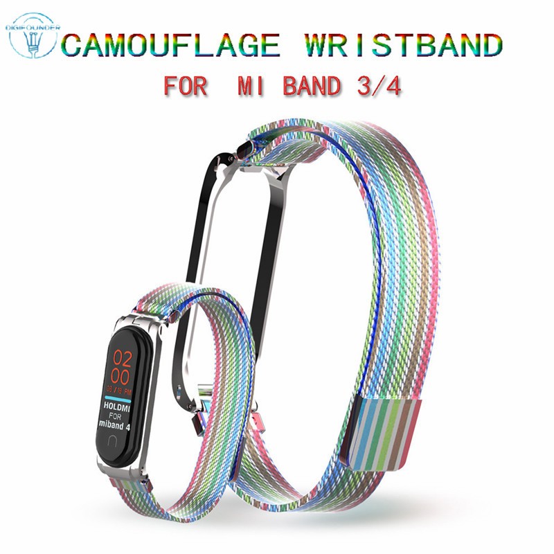 Dây đeo thay thế họa tiết bắt mắt cho đồng hồ thông minh Xiaomi Mi Band 4
