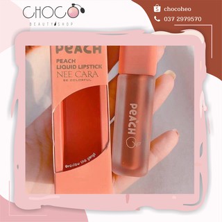 Nee Cara - Son Kem Sweet As A Peach Liquid Lipstick