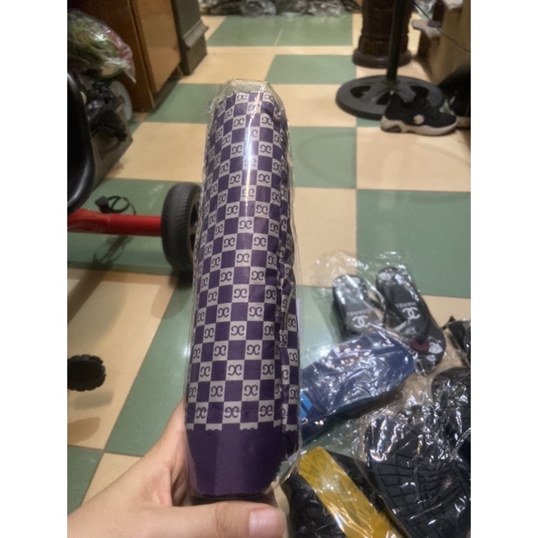 Ô dù gấp 3 viền kẻ loại to( giao màu ngẫu nhiên)