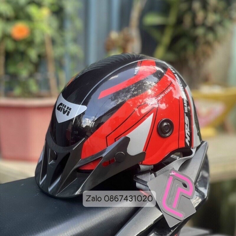 Nón Bảo Hiểm Nửa Đầu GI VI Moto - Nón givi bảo hiểm