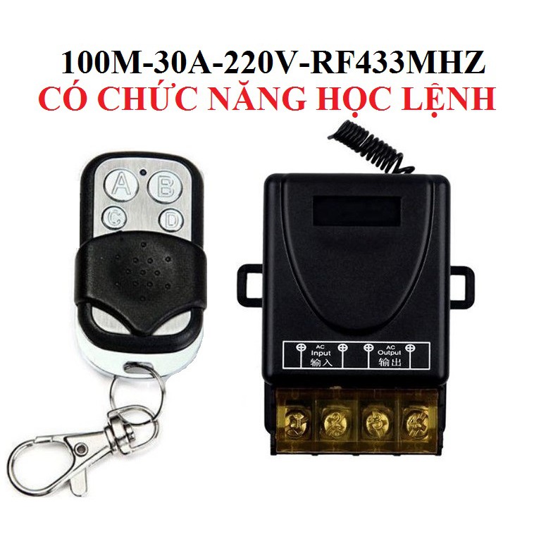 Công tắc bật tắt máy bơm nước từ xa 100M công suất lớn 3000W