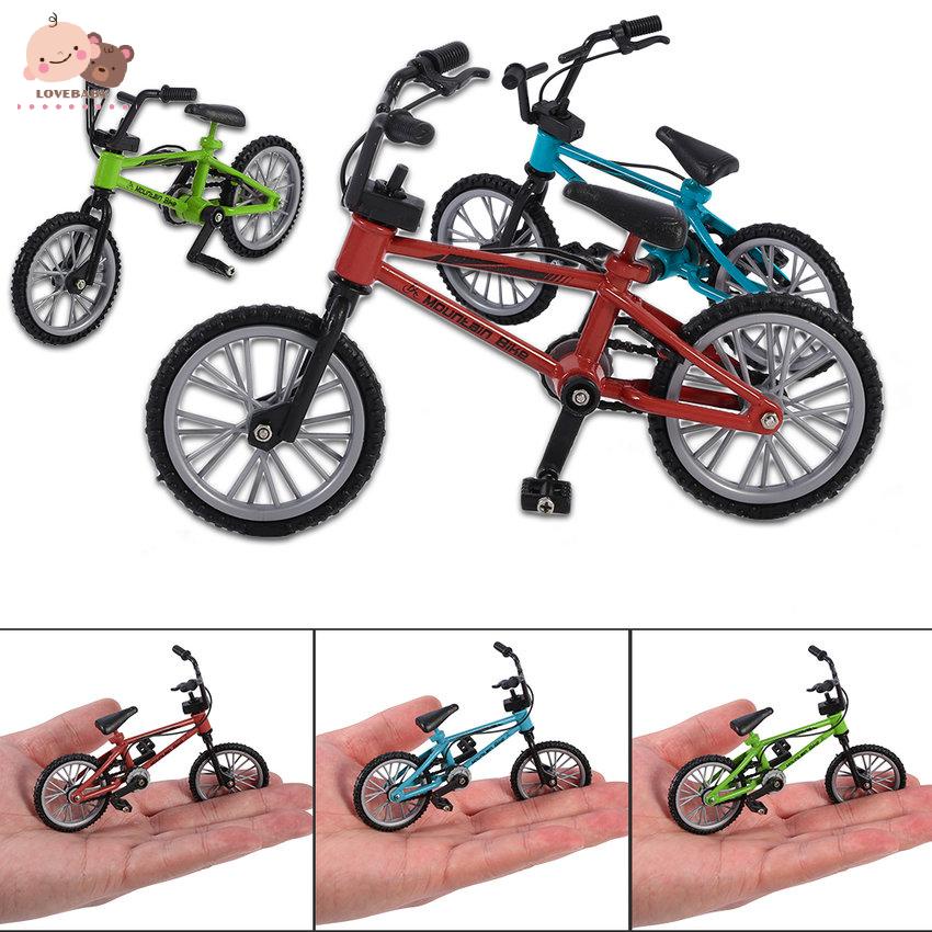 [HOT]Mini Size Simulation Alloy Finger Bike Children Kid Funnt Mini Finger Bike Toy
