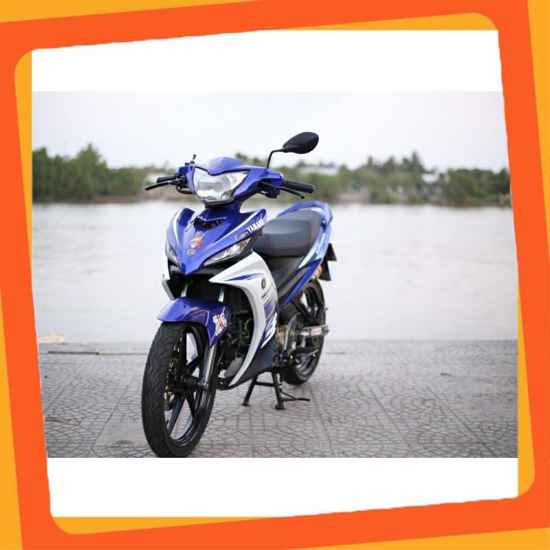 Dàn mủ nhám đen exciter 135 5 số 2011-2014 zin - bộ nhựa nhám bộ 11 món