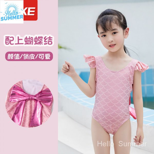 Đồ Bơi Một Mảnh Hoạ Tiết Nàng Tiên Cá Cho Bé 3-12 Tuổi