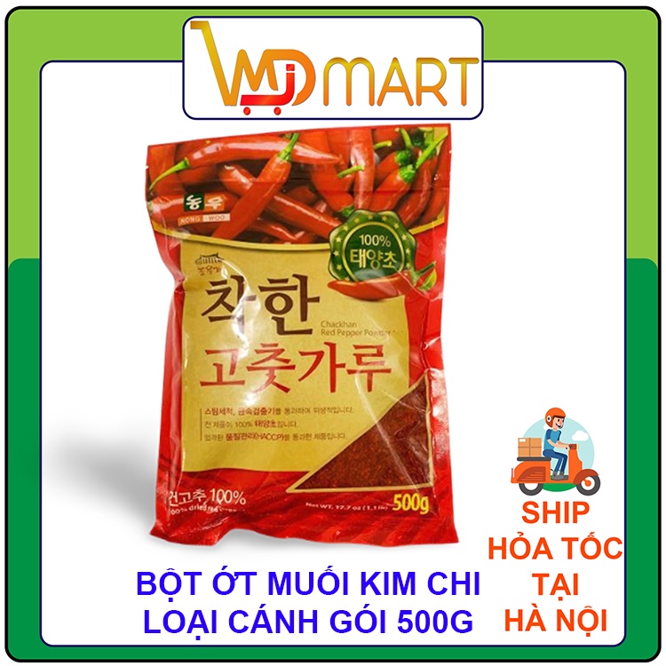 Bột ớt Hàn Quốc Nongwoo Chackhan Hàn Quốc Gói 500g