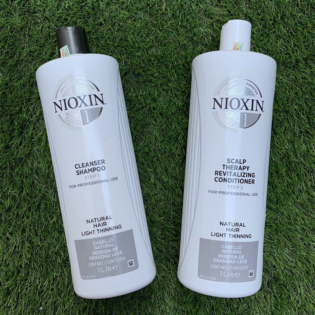 [Nioxin]  Gội xả Nioxin System 2 chống rụng tóc 1000mlx2 ( New 2019)