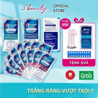 Set 14 gói - 28 Miếng dán trắng răng Crest 3D White  - Liệu trình trắng răng 14 ngày