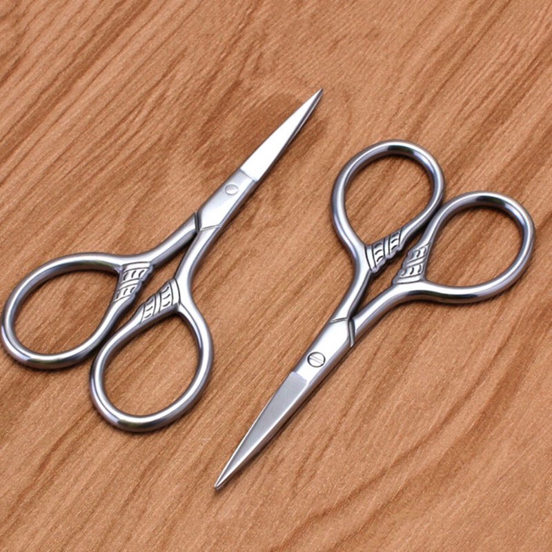 Fengwunineday Kéo Cắt Tỉa Râu mini Kích Thước Nhỏ Cắt Tỉa Lông Mày bang