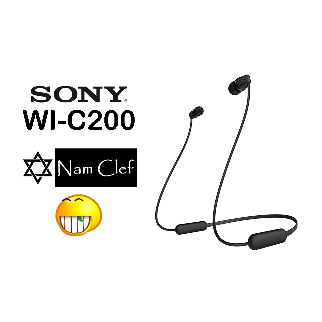 Tai nghe Bluetooth Sony Wi-C200 c200 - Chính hãng Sony | Hàng qua sử dụng