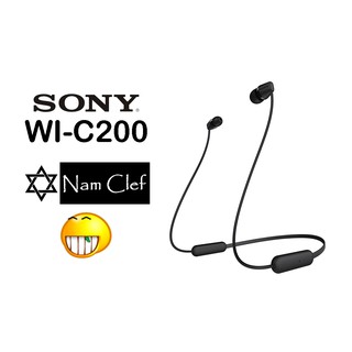 Tai nghe bluetooth sony wi-c200 c200 - chính hãng sony | hàng qua sử dụng
