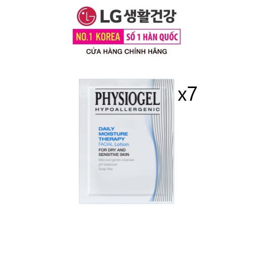 [Quà tặng không bán]  Combo 7 Sữa dưỡng cấp ẩm và làm dịu da Physiogel Daily Moisture Therapy Lotion