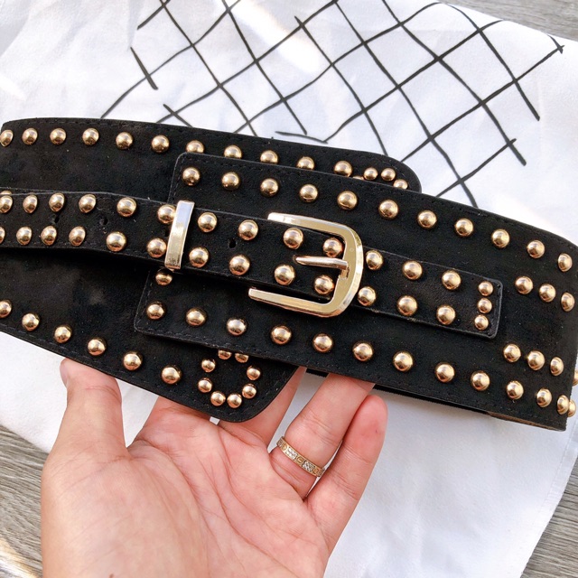 Đai váy bản to,đính đá,da nhung | BigBuy360 - bigbuy360.vn