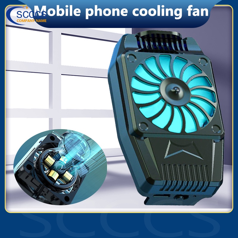Quạt tản nhiệt điện thoại H15 hiển thị nhiệt độ/ led RGB/bộ tản nhiệt điện thoại di động/cấp công nghệ mới