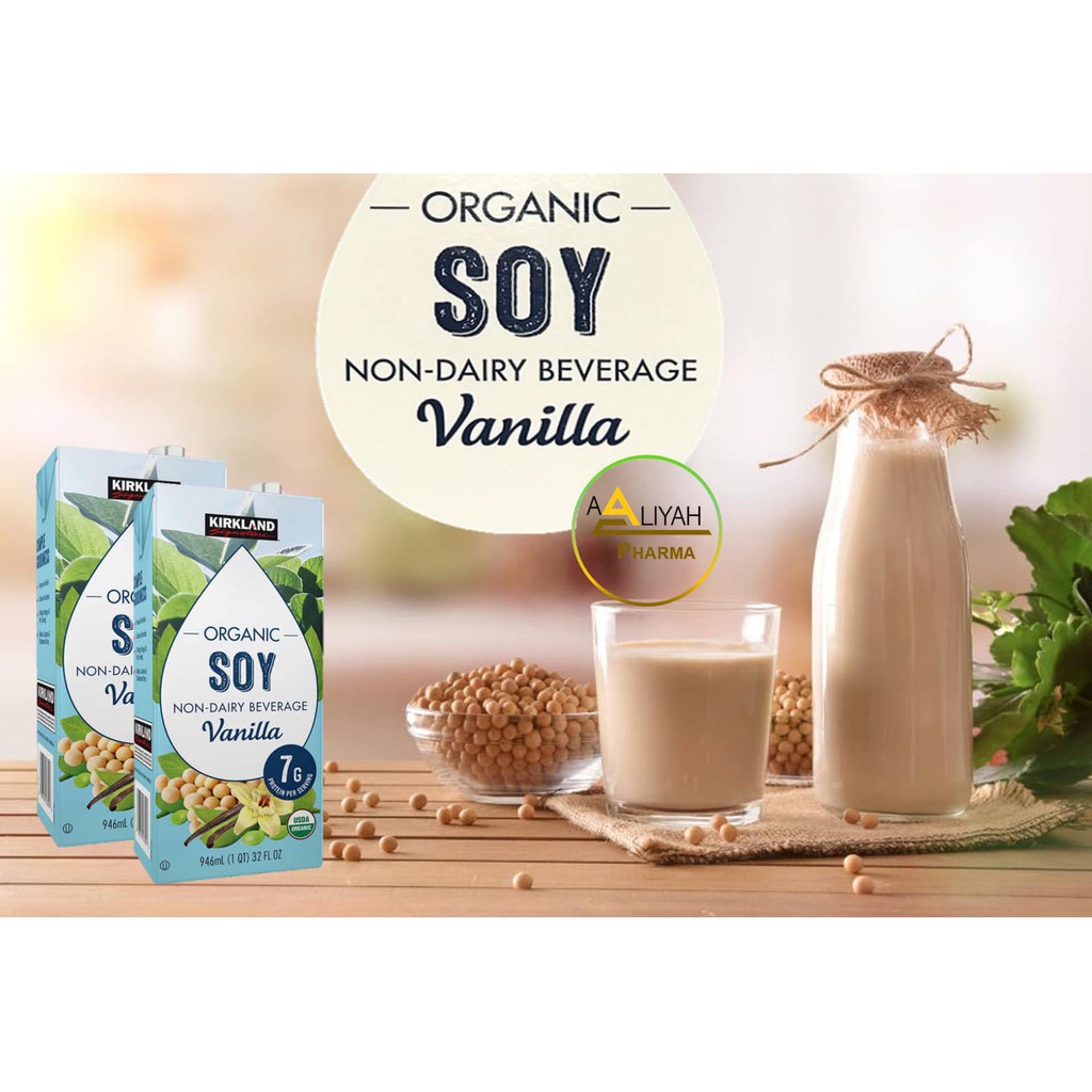 Sữa đậu nành Kirkland Signature Organic Soy NonDairy Beverage Vanilla