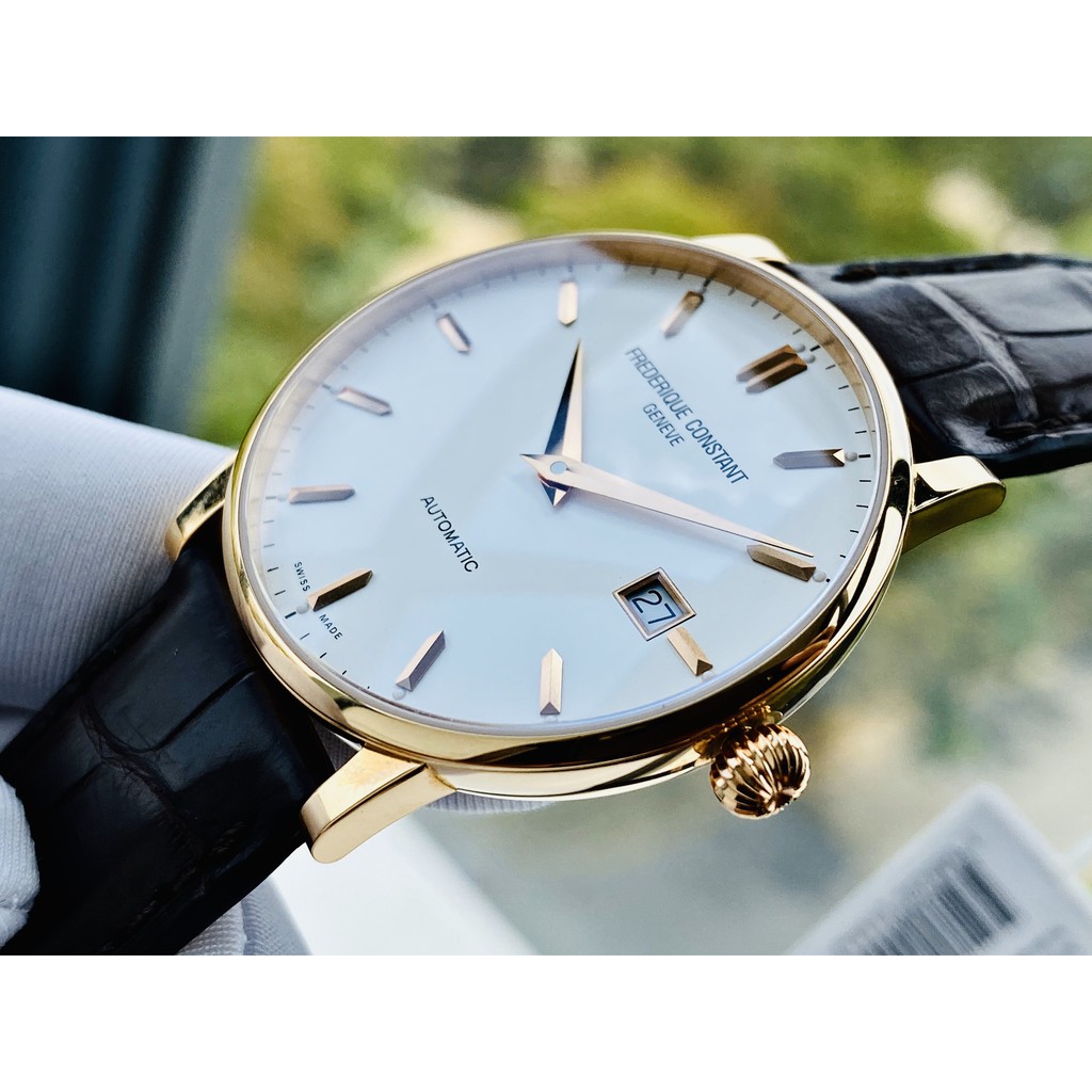 Đồng hồ nam chính hãng Frederique Constant FC-316V5B9 - Máy cơ tự động - Vỏ vàng 18k - Kính Sapphire nguyên khối