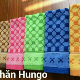 Khăn rửa mặt.Khăn ngắn bông cotton
